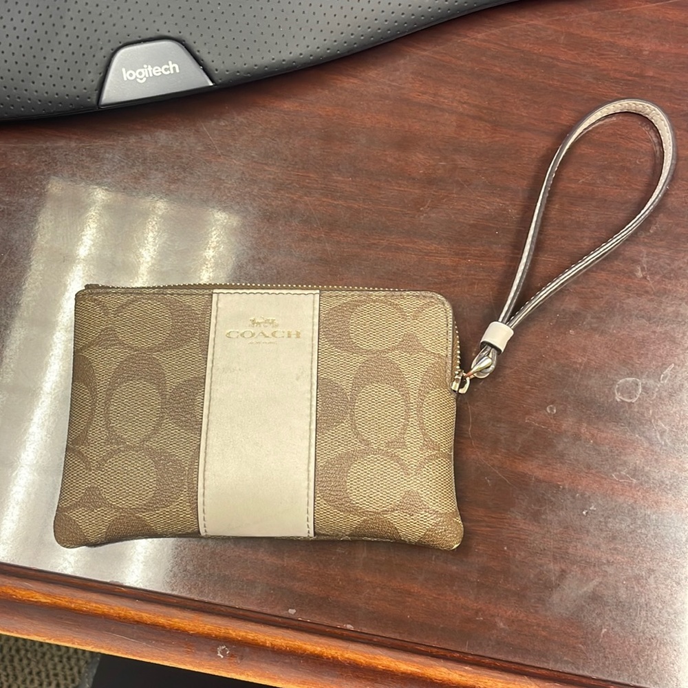 Authentic coach wristlet